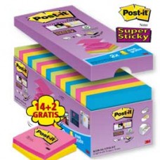 POST-IT SUPER STICKY Z-NOTES 90 FG. 76X76MM